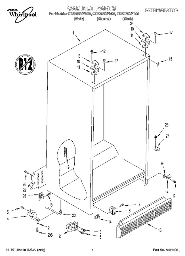 Diagram for GD22DQXFB00