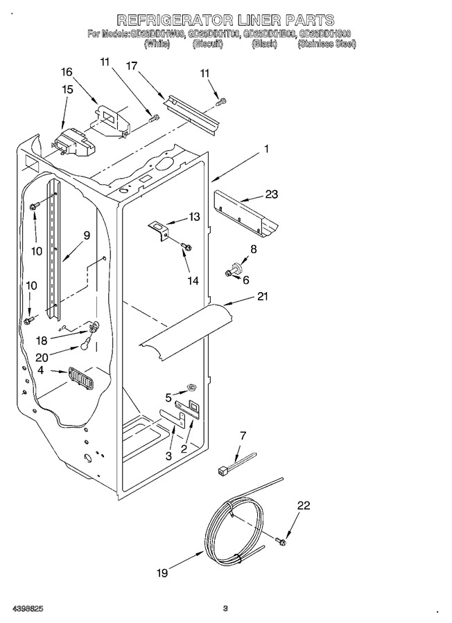 Diagram for GD25DIXHS00