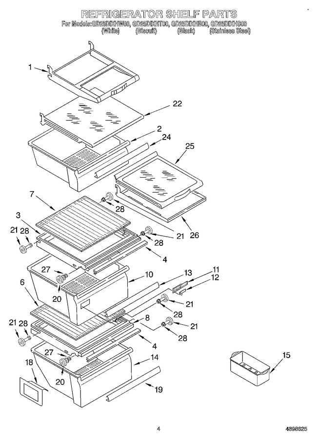 Diagram for GD25DIXHT00