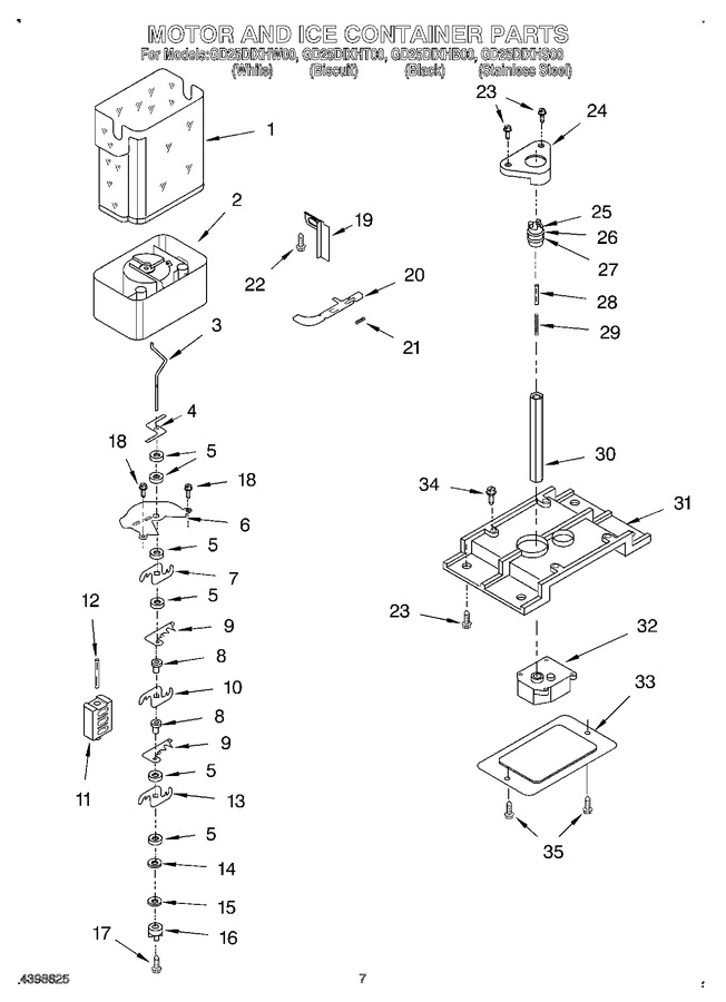 Diagram for GD25DIXHS00