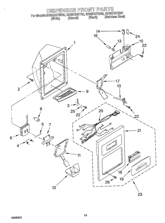 Diagram for GD25DIXHT00