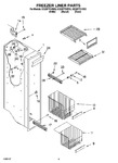 Diagram for 04 - Freezer Liner Parts