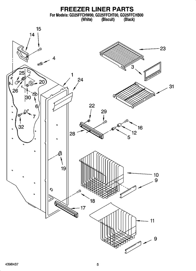 Diagram for GD25FFCHW00