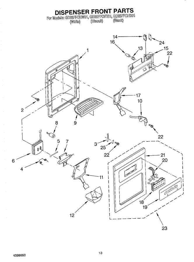 Diagram for GD25FFCHW01