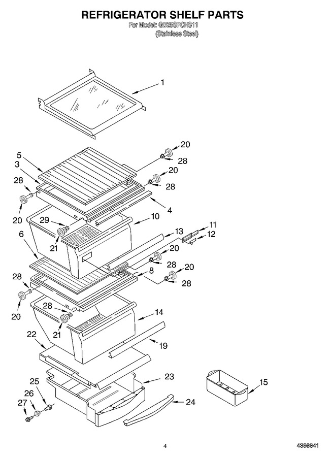 Diagram for GD25SFCHS111