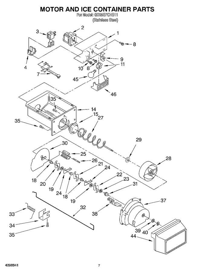 Diagram for GD25SFCHS111