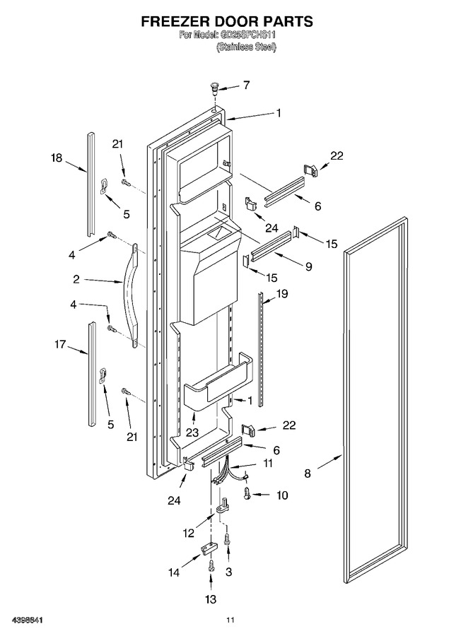 Diagram for GD25SFCHS111