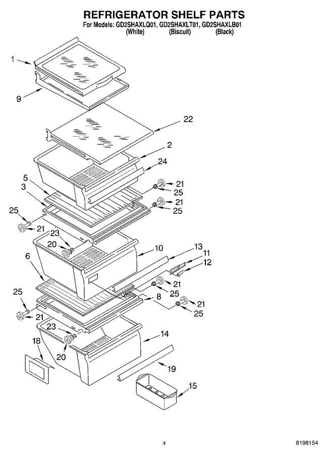 Diagram for GD25SHAXLQ01