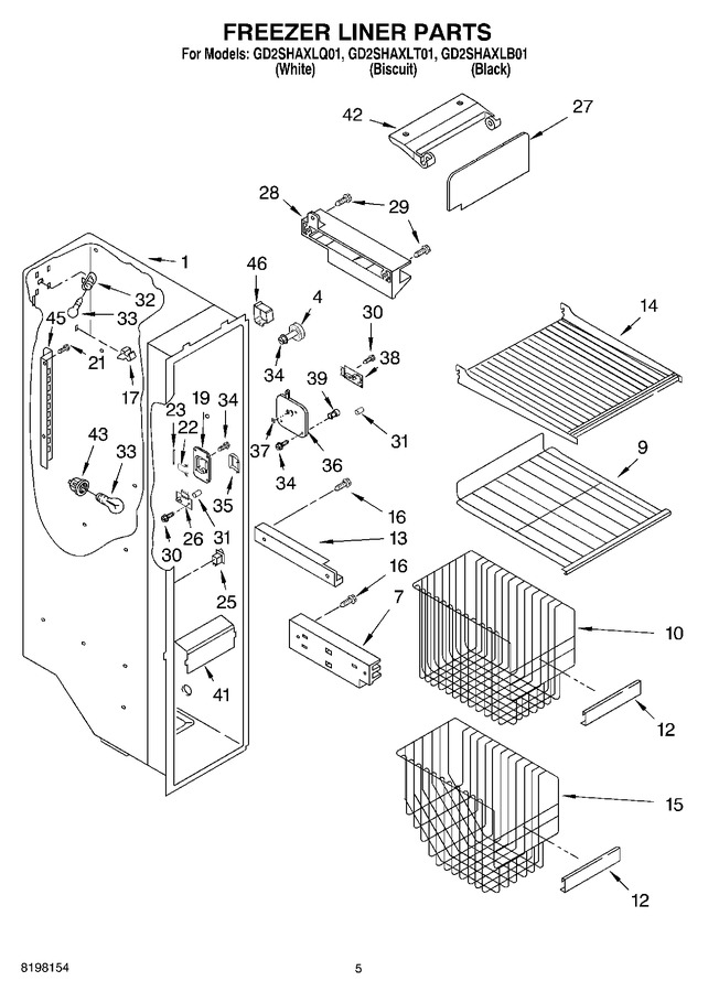 Diagram for GD25SHAXLQ01