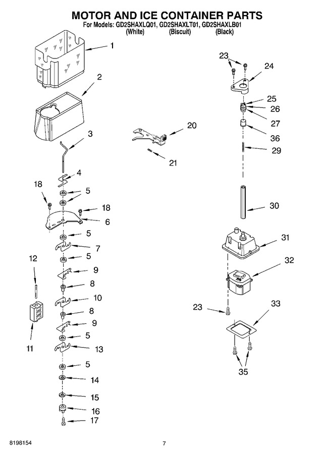 Diagram for GD25SHAXLQ01