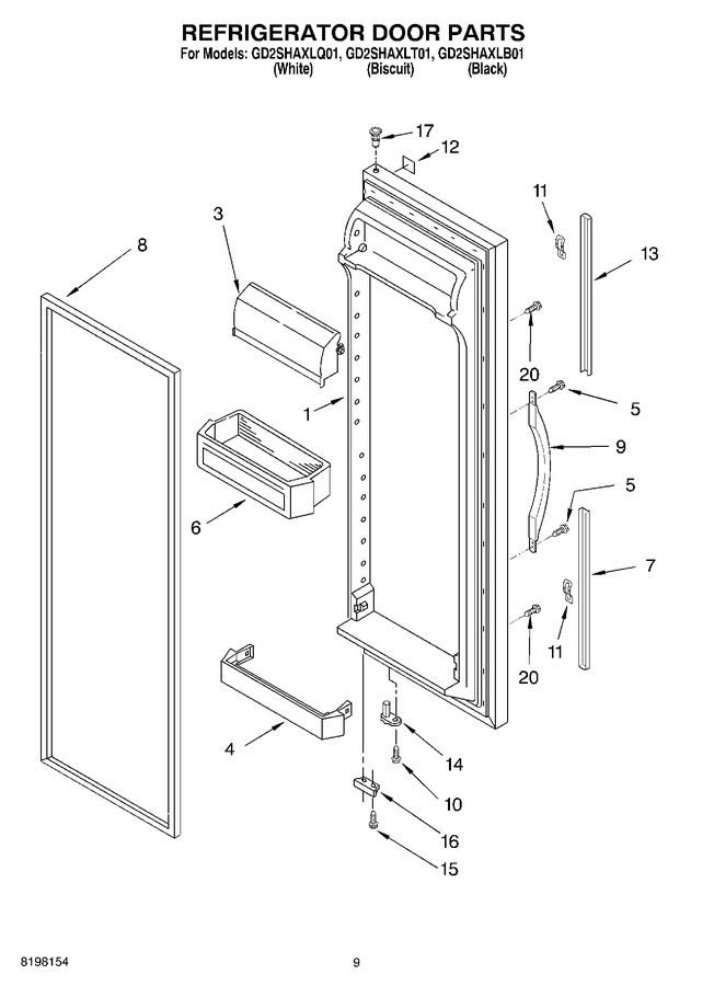 Diagram for GD25SHAXLQ01