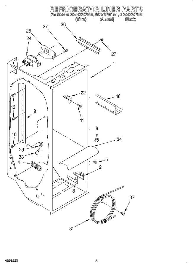 Diagram for GD27DFXFW01