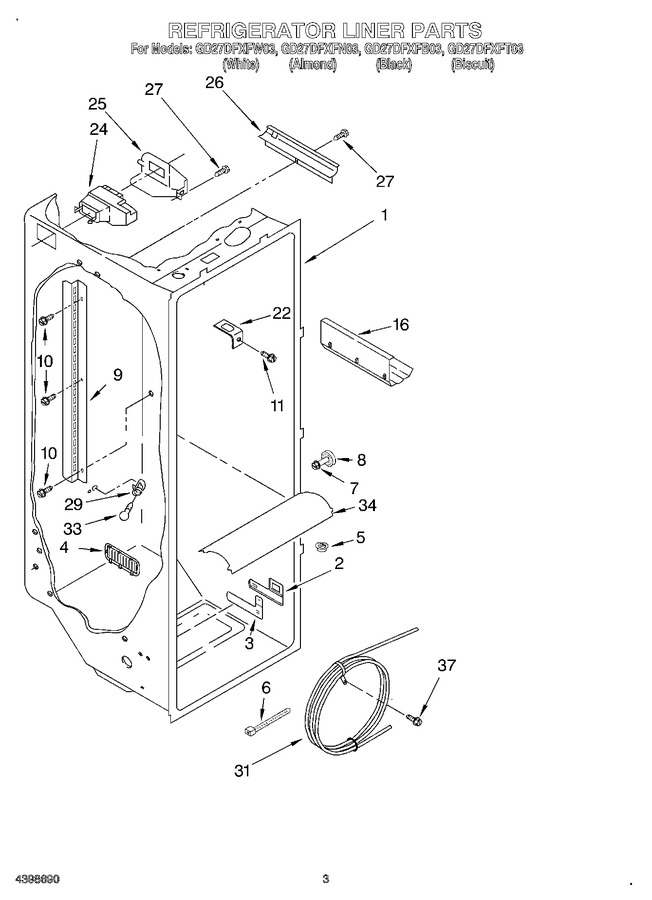 Diagram for GD27DFXFB03