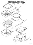 Diagram for 03 - Refrigerator Shelf Parts