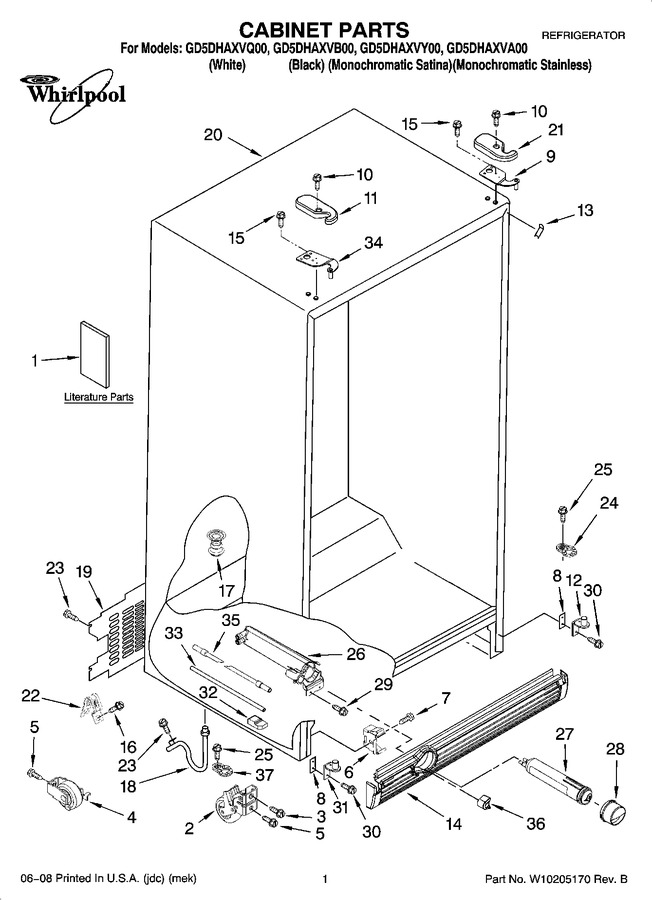 Diagram for GD5DHAXVY00