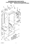 Diagram for 02 - Refrigerator Liner Parts