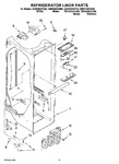 Diagram for 02 - Refrigerator Liner Parts