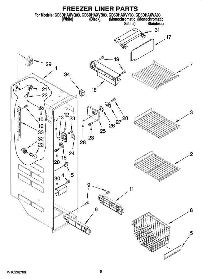 Diagram for GD5DHAXVA03