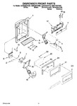 Diagram for 08 - Dispenser Front Parts