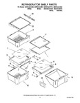 Diagram for 03 - Refrigerator Shelf Parts