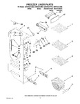 Diagram for 04 - Freezer Liner Parts