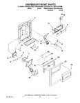 Diagram for 08 - Dispenser Front Parts