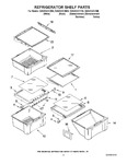 Diagram for 03 - Refrigerator Shelf Parts