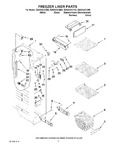 Diagram for 04 - Freezer Liner Parts