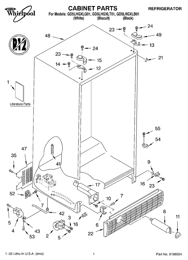 Diagram for GD5LHGXLB01