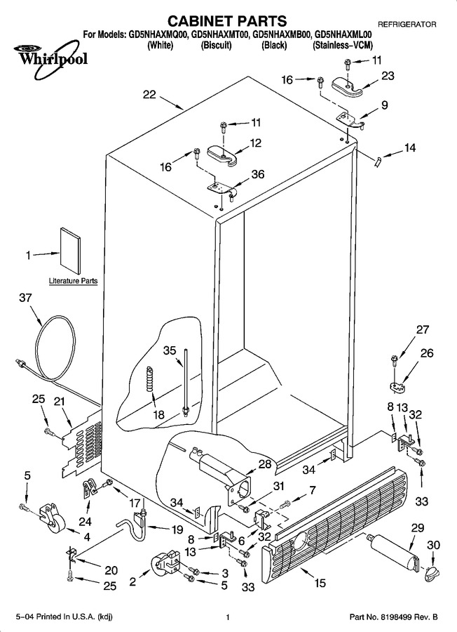 Diagram for GD5NHAXMB00