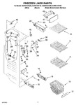 Diagram for 04 - Freezer Liner Parts