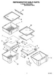 Diagram for 03 - Refrigerator Shelf Parts