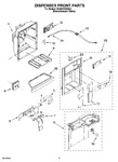 Diagram for 08 - Dispenser Front Parts