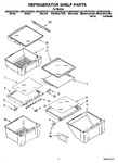 Diagram for 03 - Refrigerator Shelf Parts