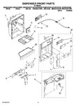 Diagram for 08 - Dispenser Front Parts