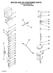 Diagram for 05 - Motor And Ice Container Parts