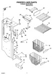 Diagram for 04 - Freezer Liner Parts