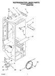 Diagram for 02 - Refrigerator Liner Parts