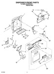 Diagram for 08 - Dispenser Front Parts