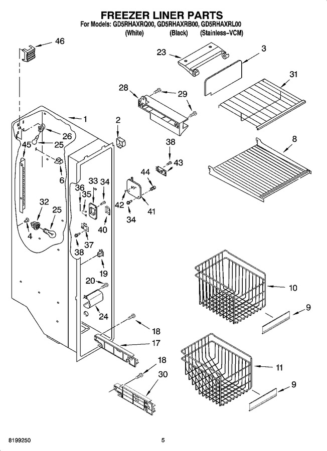 Diagram for GD5RHAXRL00