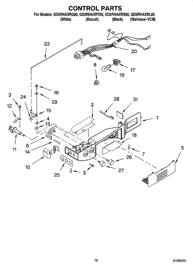 Diagram for GD5RHAXRT00