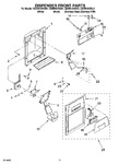 Diagram for 08 - Dispenser Front Parts