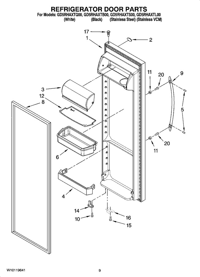 Diagram for GD5RHAXTL00