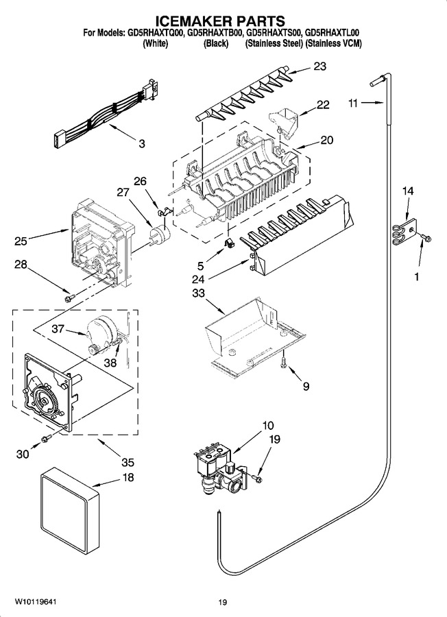 Diagram for GD5RHAXTB00