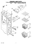 Diagram for 04 - Freezer Liner Parts