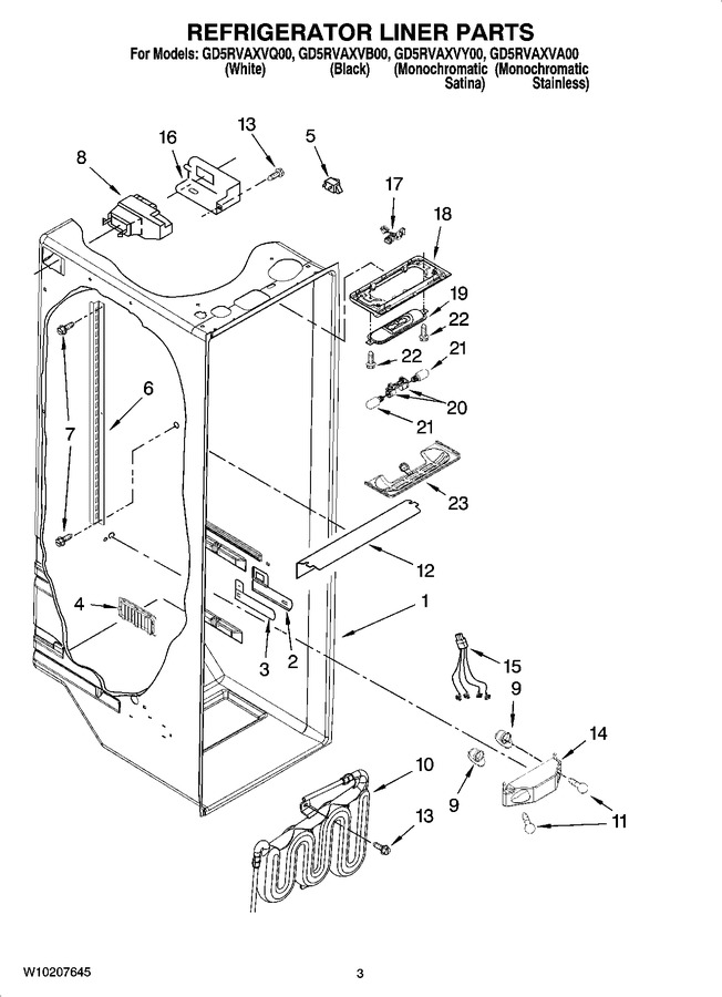 Diagram for GD5RVAXVA00