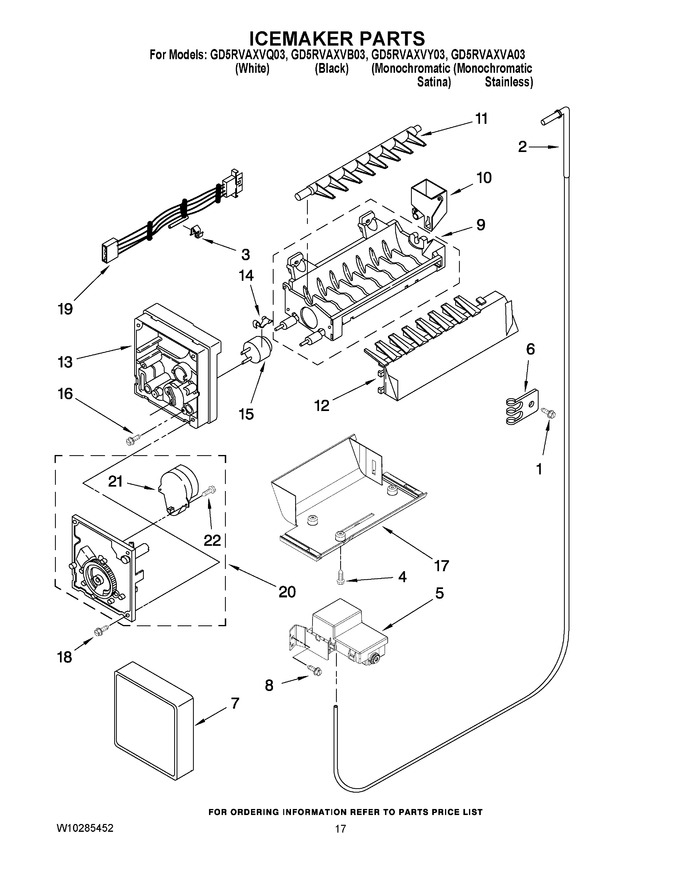 Diagram for GD5RVAXVA03