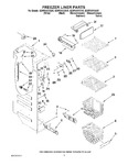 Diagram for 04 - Freezer Liner Parts