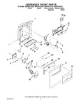 Diagram for 08 - Dispenser Front Parts