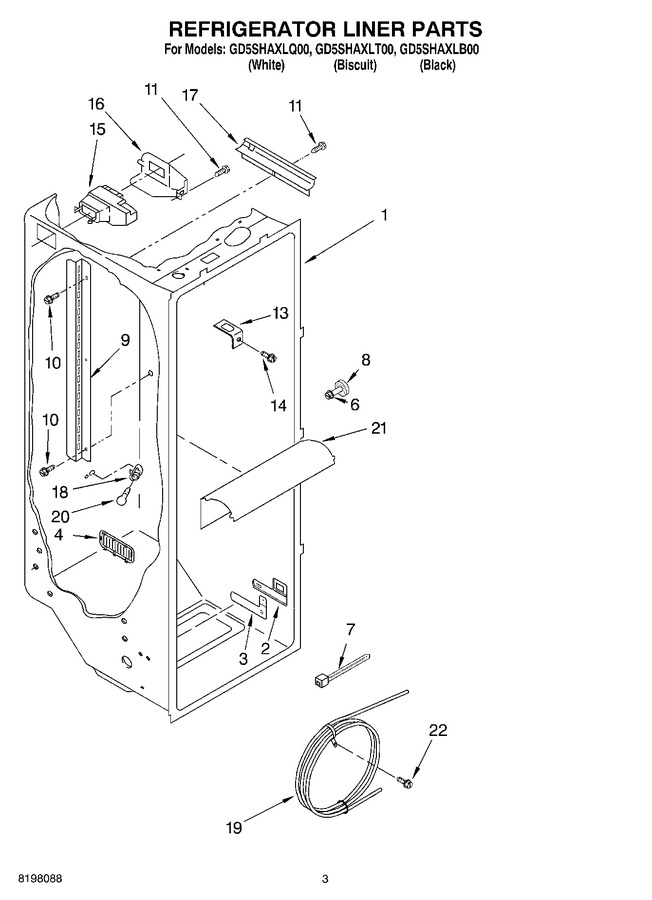 Diagram for GD5SHAXLB00